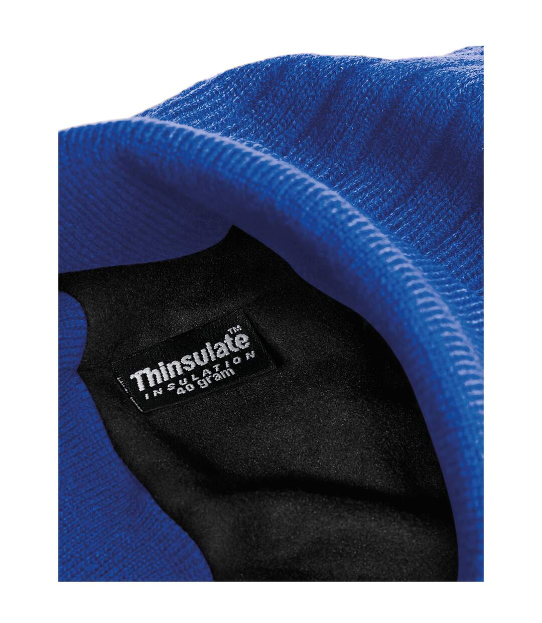 Unisex Adult Thinsulate Beanie Bright Royal Blue Beechfield-2