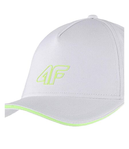 Casquette De Baseball Motif/style Logo Brodé Blanc 4F
