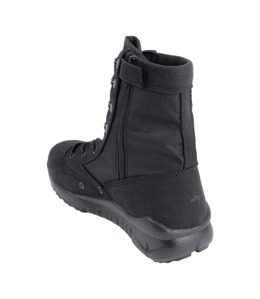 Mens Side Zip Tactical Boots Black Viper-2