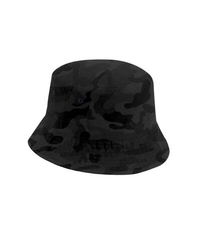 Beechfield Camo Polyester Recycled Bucket Hat (Midnight) - UTBC5079