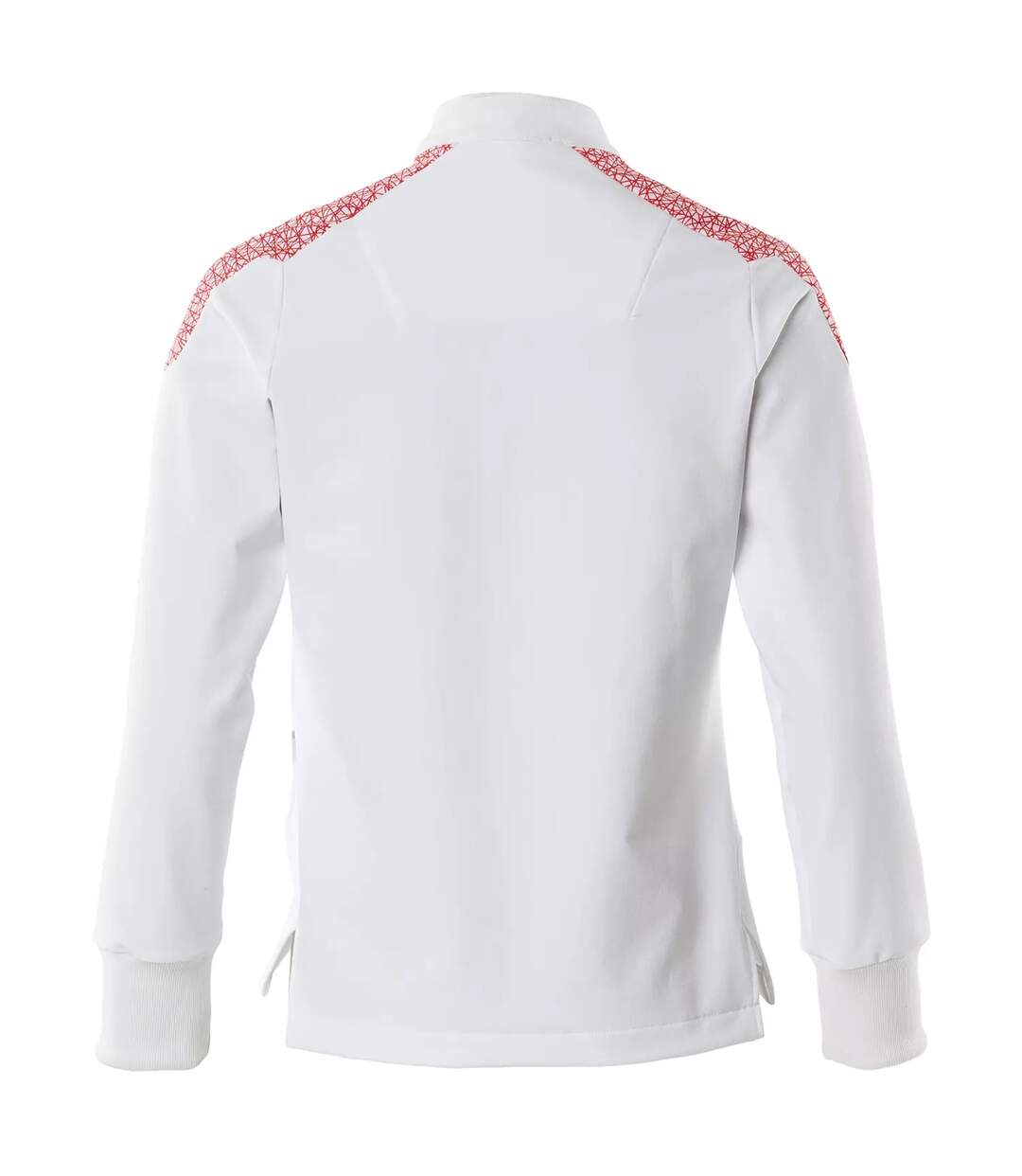 Womens/ladies Smock Food & Care Short Apron S White Traffic Red Mascot-2