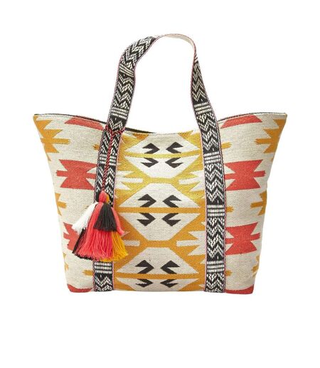 Sac de plage Ethno multicolore Lascana