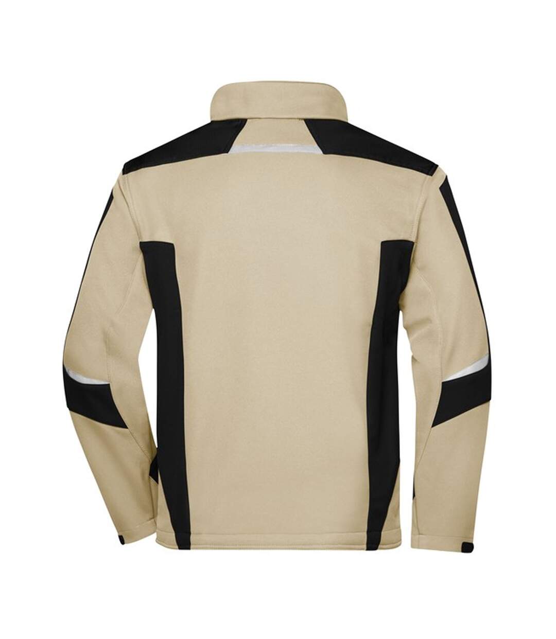 Veste Softshell Strong Adulte Beige Gris Noir James And Nicholson-2