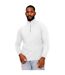 Mens ringspun cotton sweatshirt white Casual Classics-1