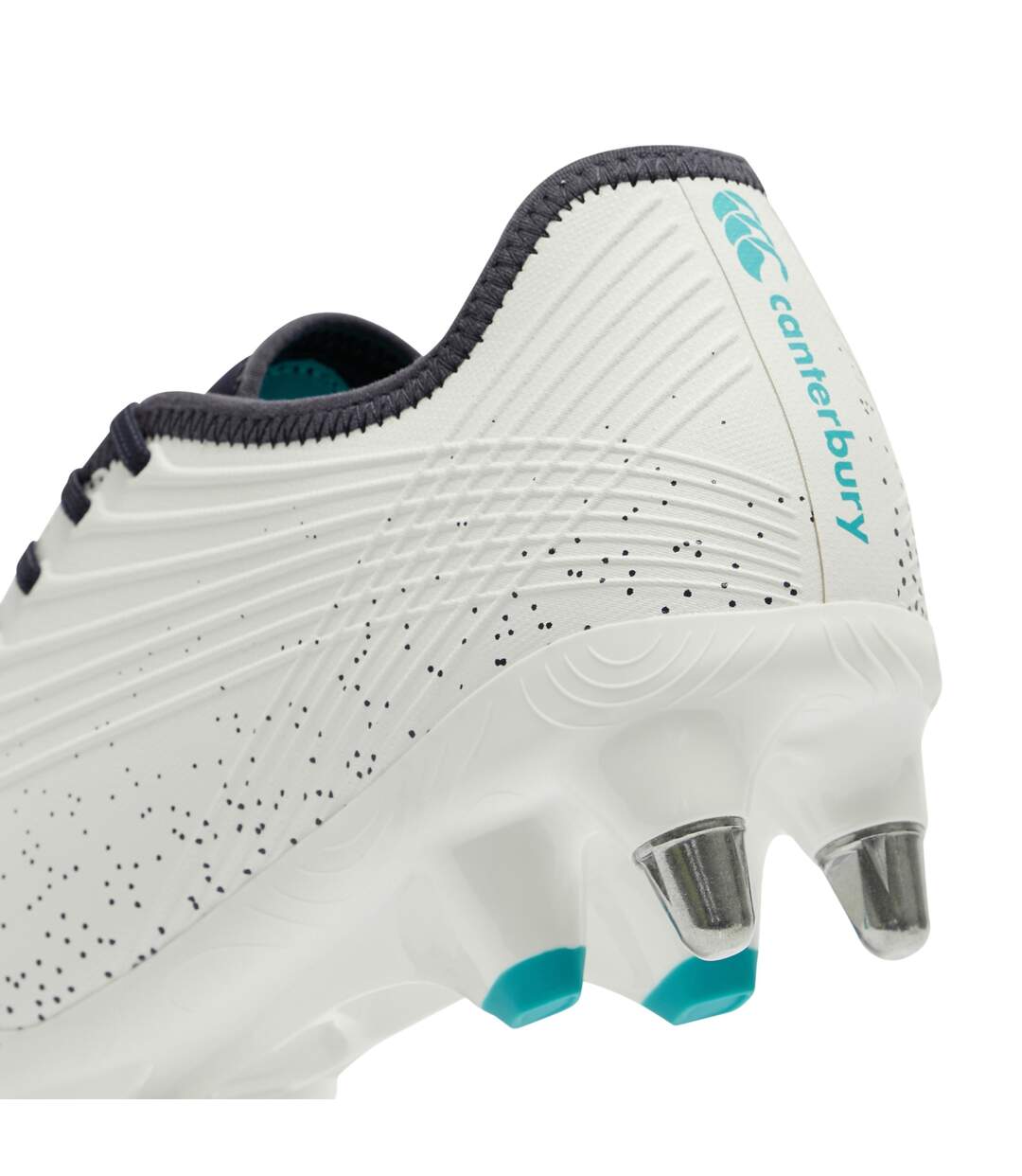 Mens Stampede Groundbreak Pro Soft Ground Rugby Boots White Canterbury-4