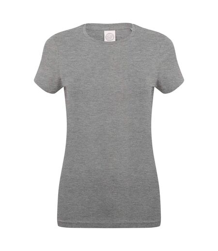 SF - T-shirt FEEL GOOD - Femme (Gris) - UTPC6336