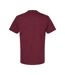 Unisex adult softstyle midweight t-shirt maroon Gildan