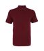 Asquith & Fox Mens Plain Short Sleeve Polo Shirt (Burgundy) - UTRW3471