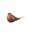 Statuette Design Oiseau 22cm Rose & Brun-1