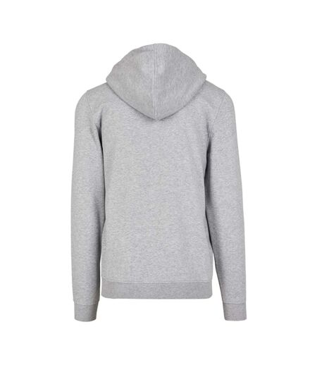 Veste À Capuche Premium Homme Gris Chiné Build Your Brand