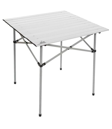 Trespass Xylo Foldaway Metal Camping Table (Silver) (One Size) - UTTP2262