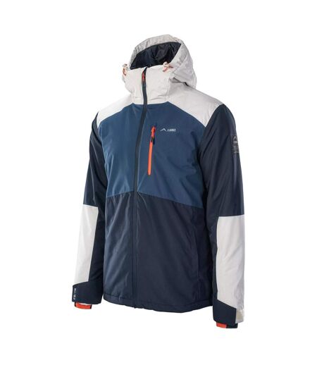 Blouson De Ski Limmen Homme Bleu Sombre Denim Foncé Blanc Argenté Elbrus
