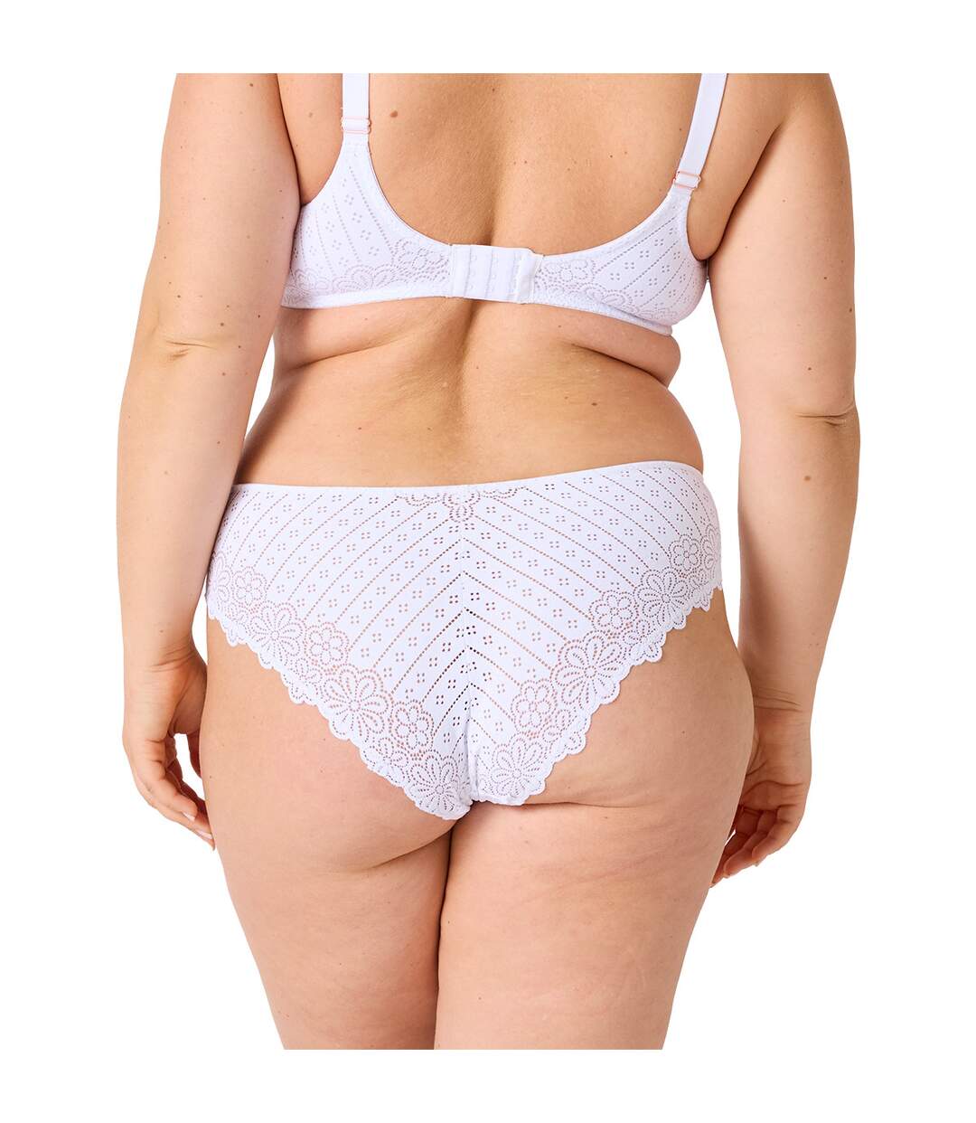 Slip grande taille blanc Poétesse-3
