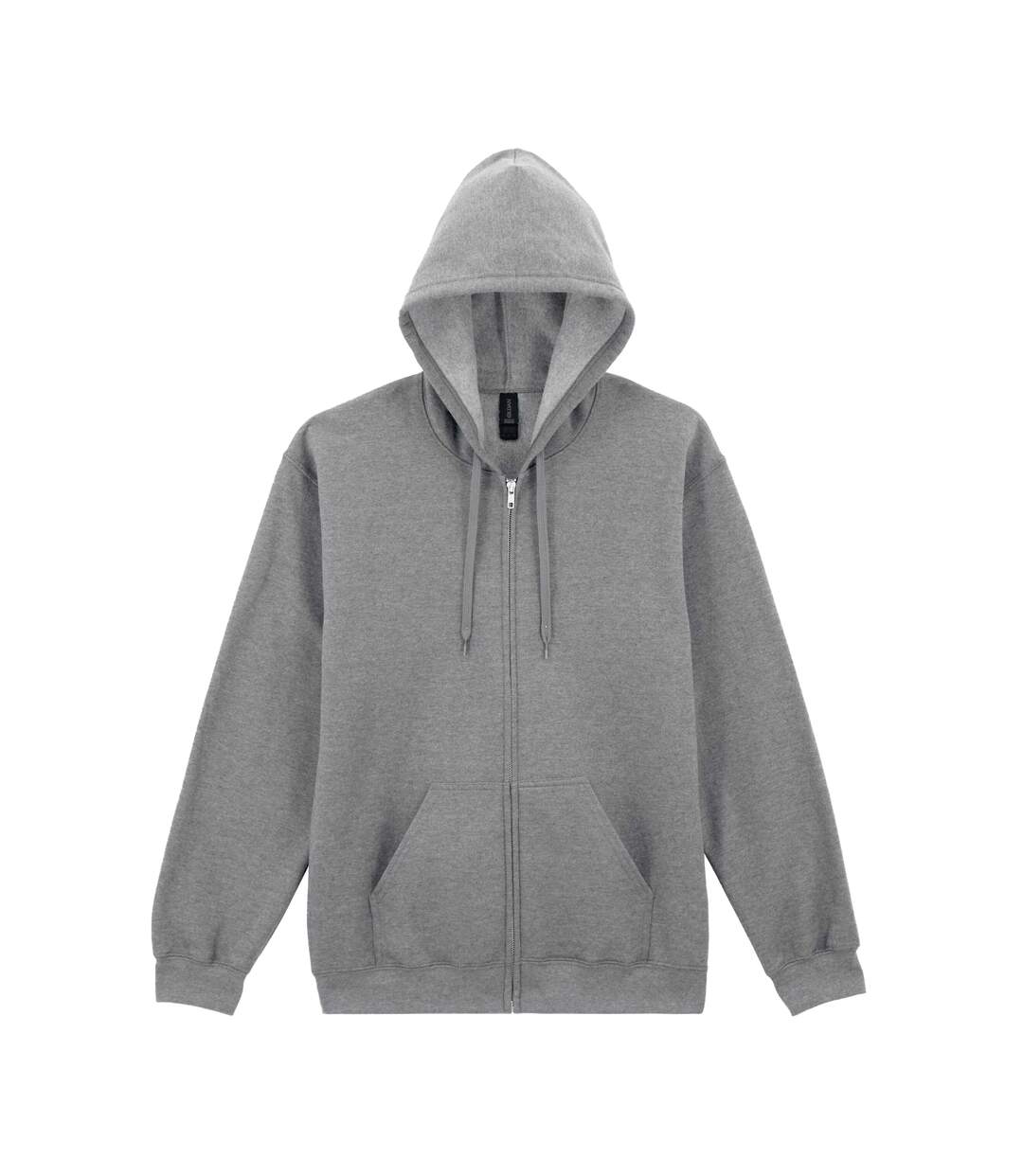 Veste À Capuche Adulte Gris Chiné Gildan-1
