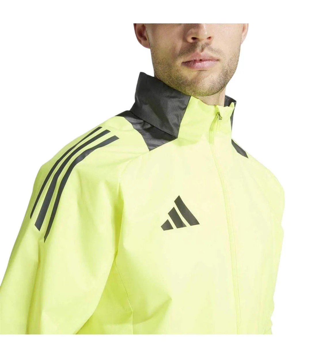 Mens Tiro 24 Anorak Solar Yellow Adidas-4