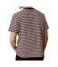 T-Shirt à rayure marron/écru homme calvin klein jeans 20s stripe-2