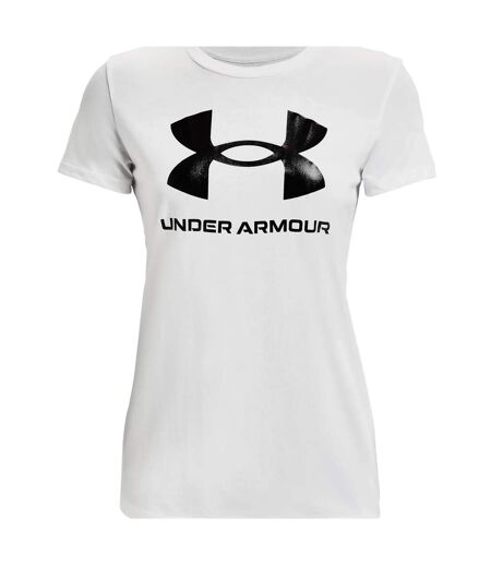 T-shirt Sportstyle Femme Blanc Under Armour