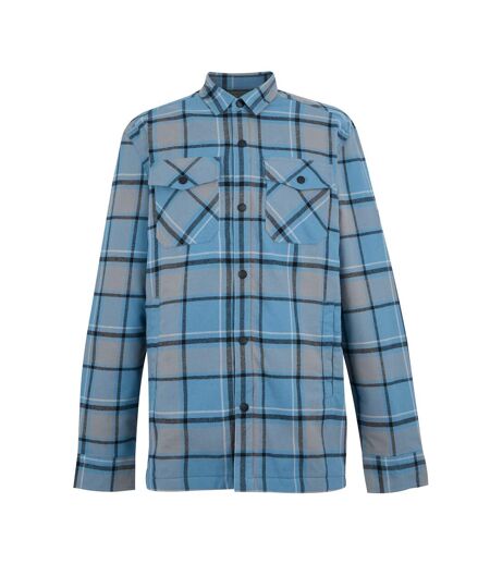 Veste Chemise Motif/style À Carreaux Spennith Homme Gris Bleu Regatta