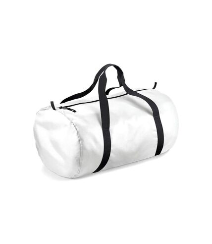 Bagbase Barrel Packaway Duffle Bag (White) (One Size)
