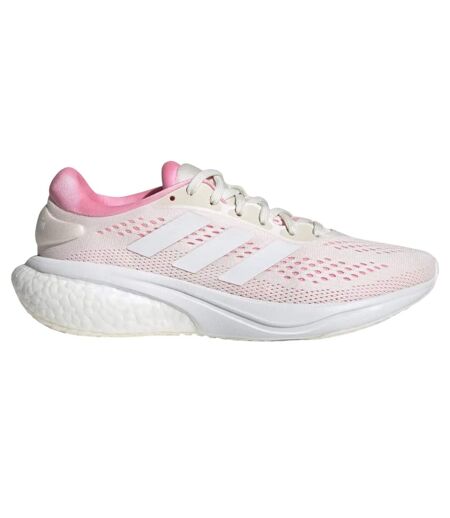Baskets Supernova Femme Blanc Rose Adidas