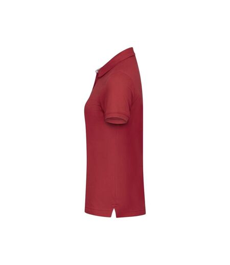 Womens/ladies Advantage Premium Polo Shirt Red Cutter & Buck