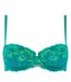Soutien-gorge coques moulées bandeau turquoise Elisa-1