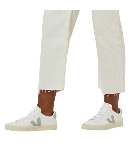 Baskets Motif/style V Femme Blanc Vert Matcha Veja