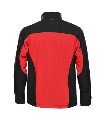 Veste softshell cascades homme rouge / noir Stormtech