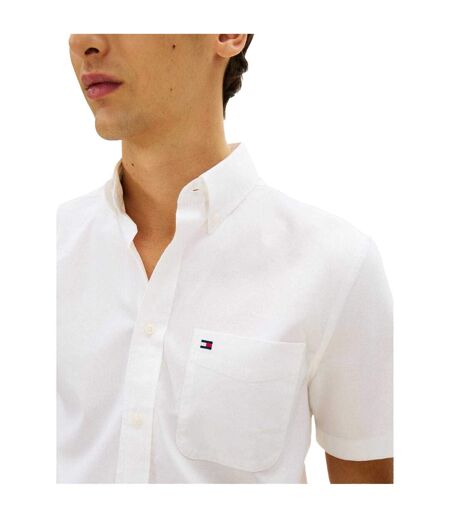 Chemise Manches Courtes Homme Blanc Tommy Hilfiger