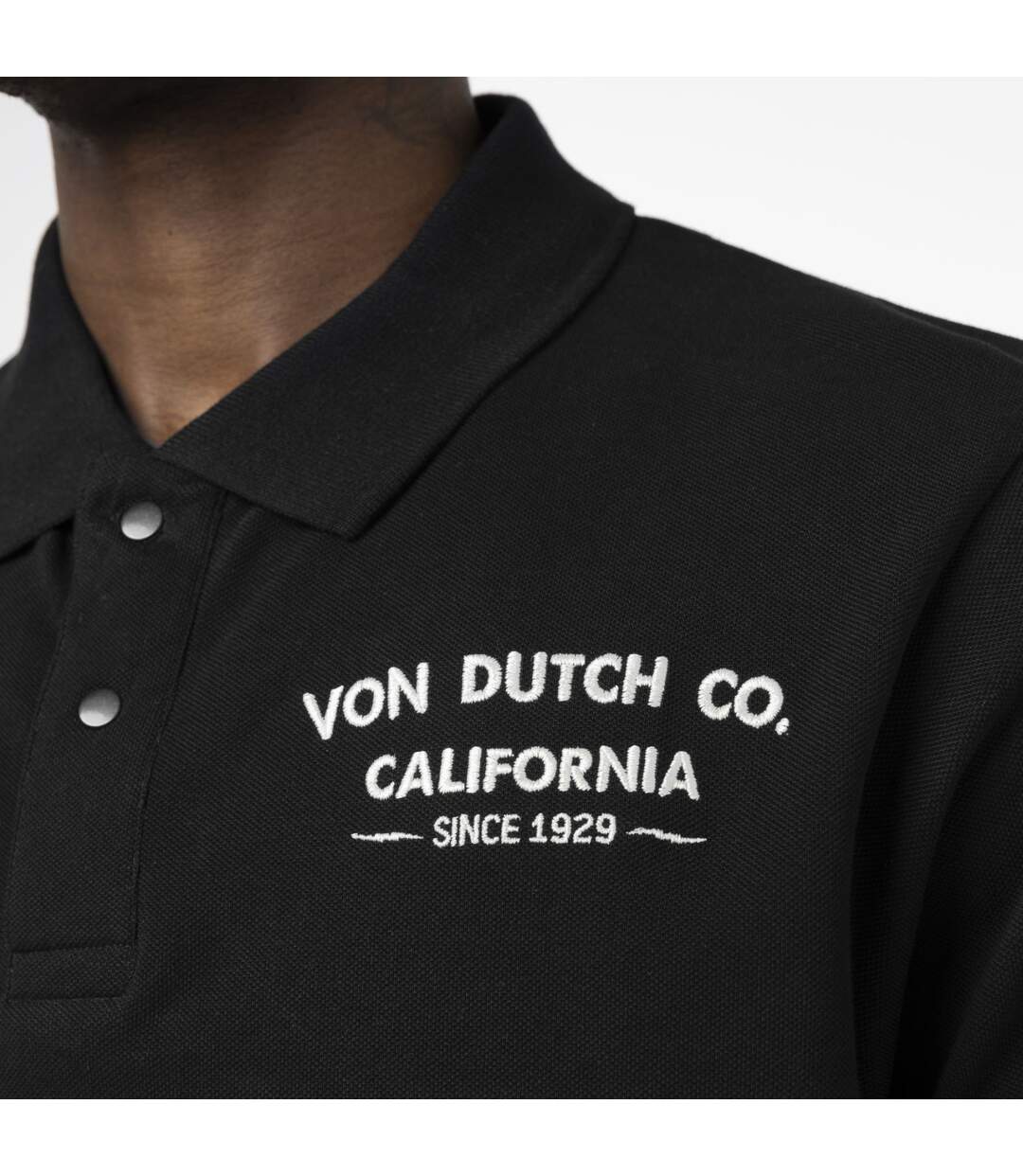 Polo homme manches courtes avec broderie Company Vondutch-2