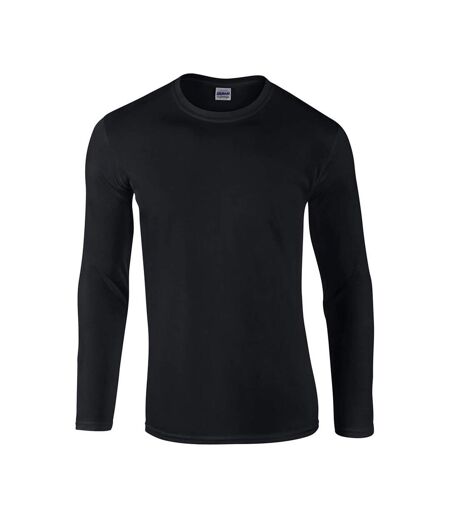 T-shirt Manches Longues Softstyle Adulte Noir Gildan