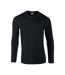 T-shirt Manches Longues Softstyle Adulte Noir Gildan-1