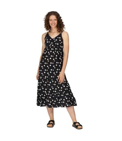Robe Décontractée Gazania Femme Noir Blanc Regatta