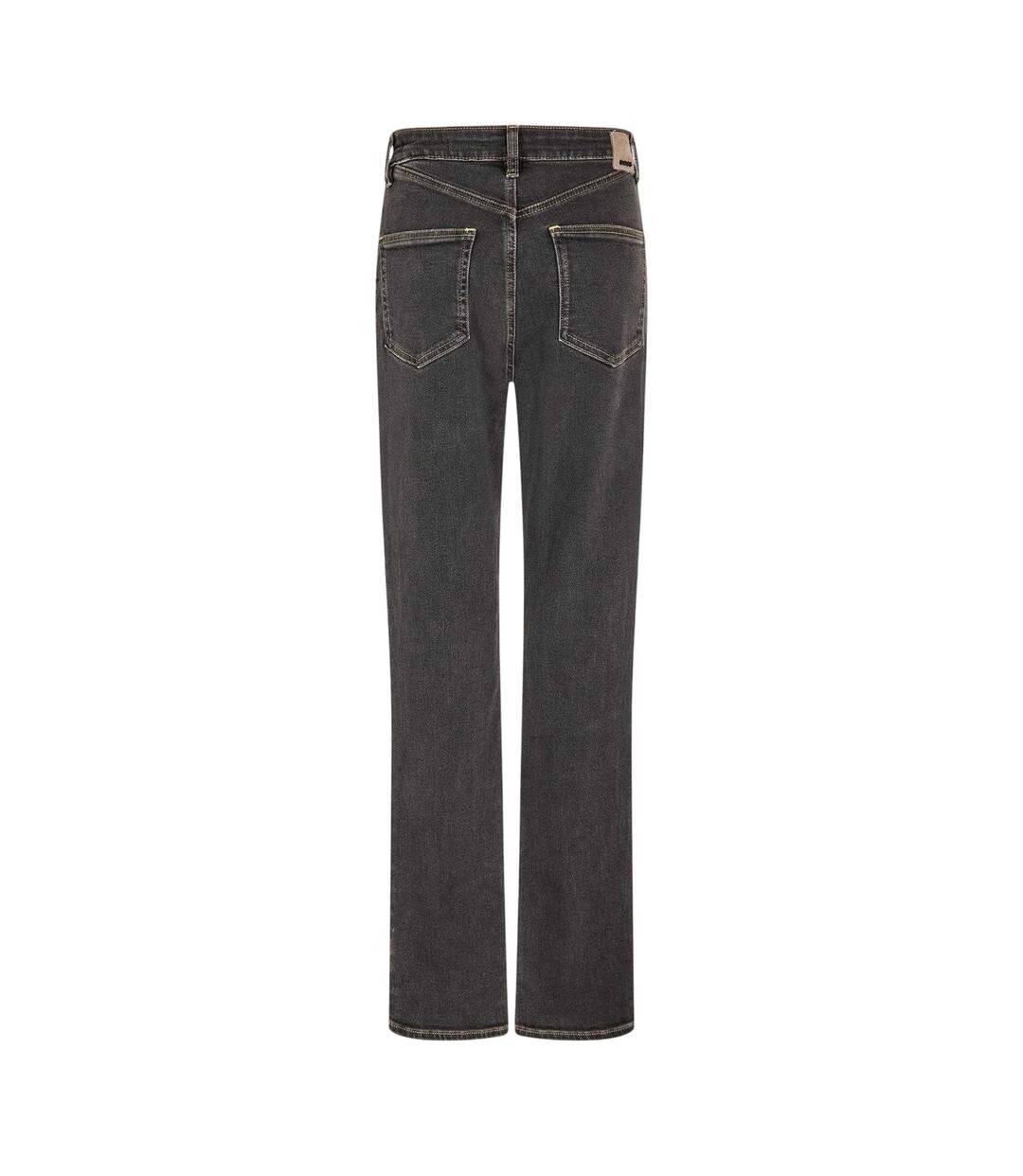 Womens/ladies Denim Plain Slim Jeans Pastel Grey Boss-2