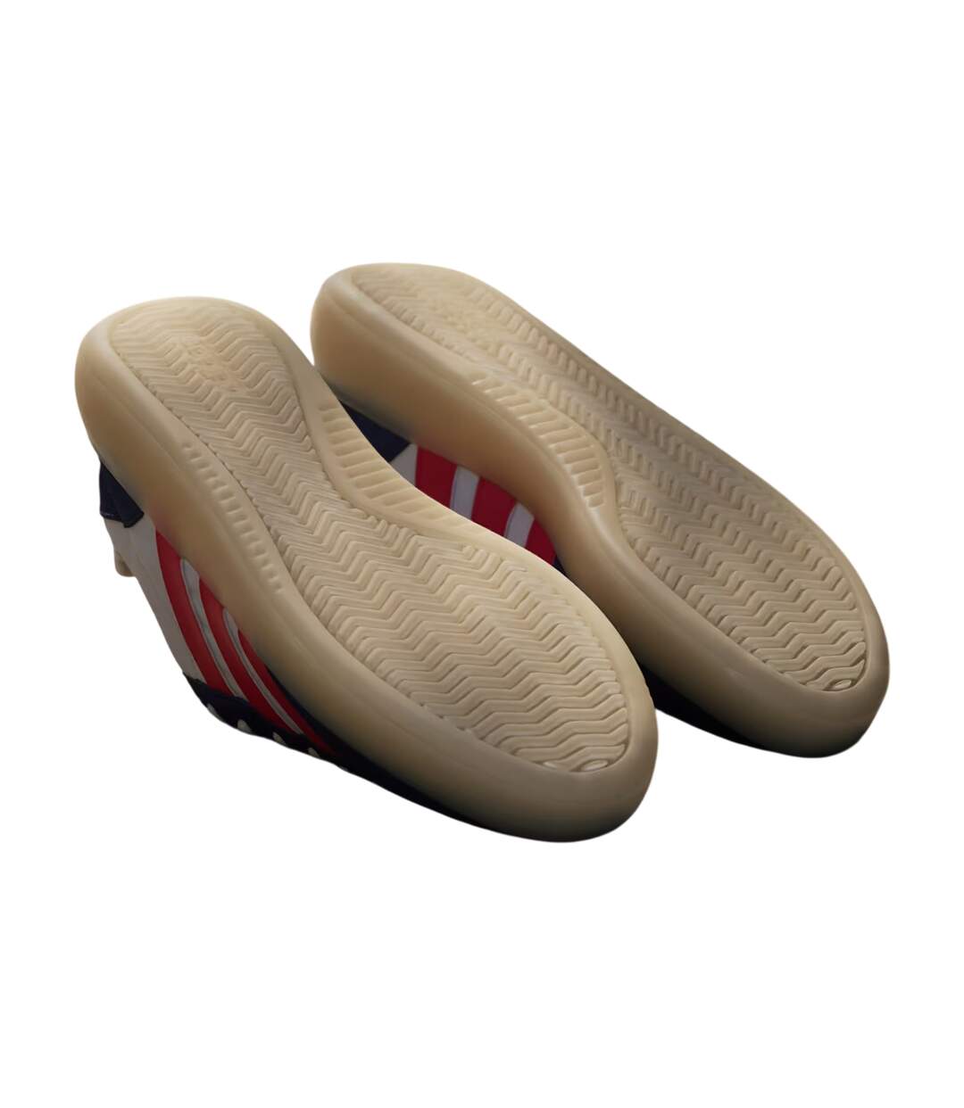 Mens Barreda Decode Suede Trainers White Red Blue Adidas-3
