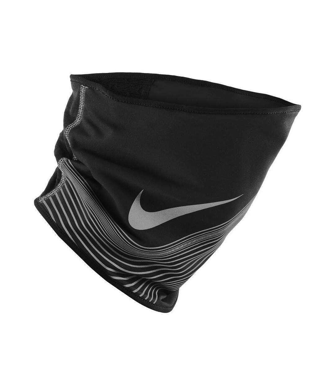 360 therma-fit neck warmer l-xl black/silver Nike