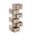 Chiffonnier 6 tiroirs Ajay - Beige et noir-2