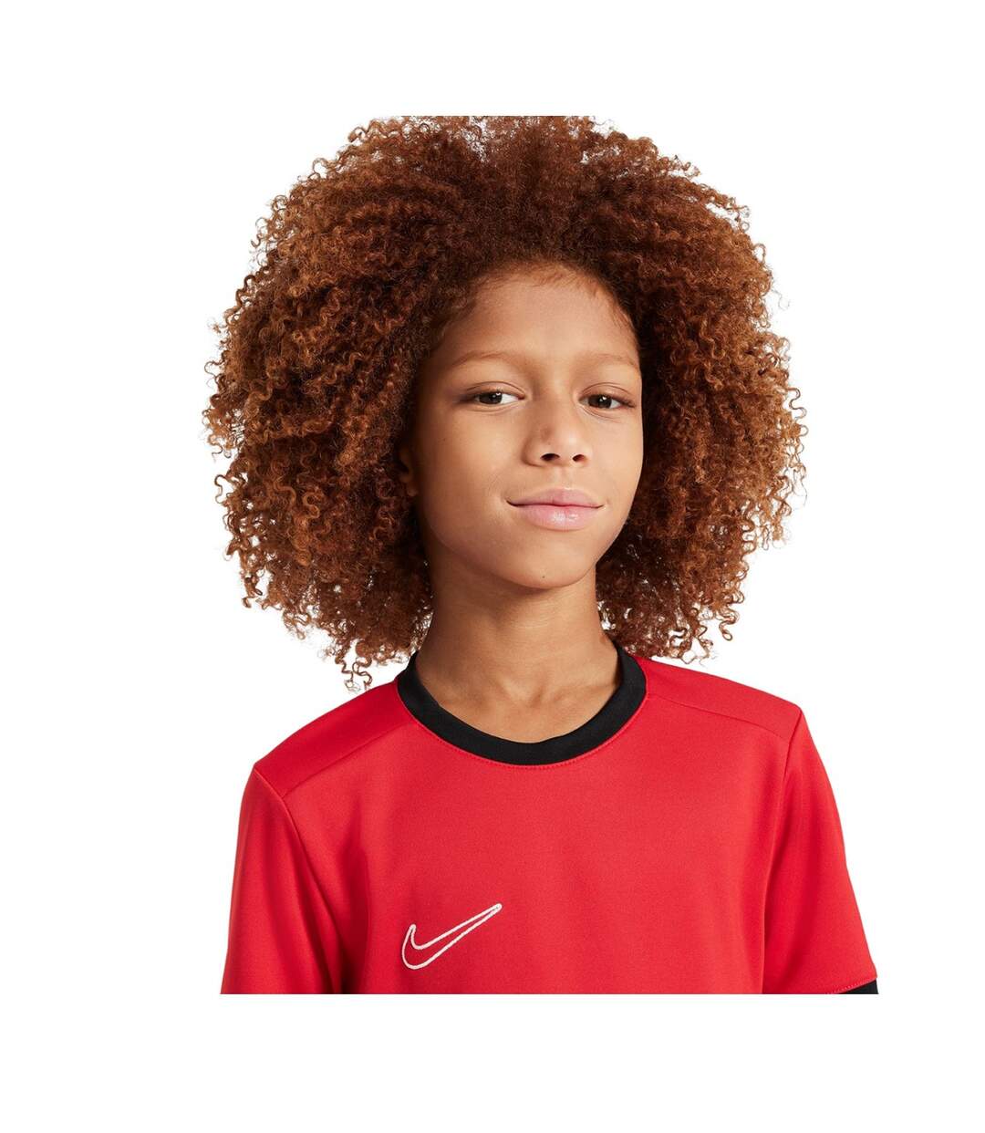 Maillot Manches Courtes Academy Enfant Rouge Nike-4