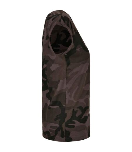 T-shirt Motif/style Camouflage Femme Camouflage Foncé Build Your Brand