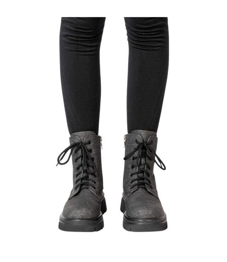 Bottes De Motard Bella Femme Noir Miso
