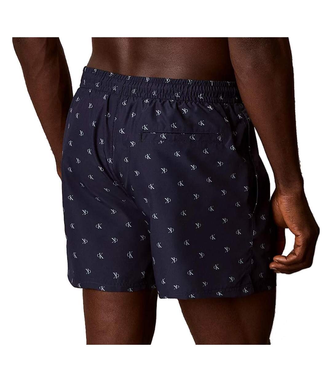 Maillot de bain marine homme calvin klein jeans drawstrings-2