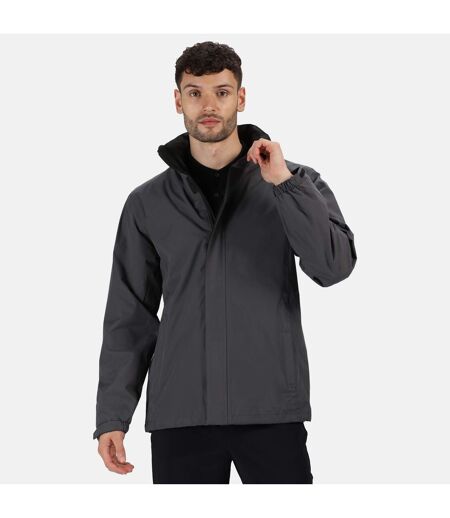 Regatta Mens Standout Ardmore Jacket (Waterproof & Windproof) (Seal Grey/Black) - UTBC3041