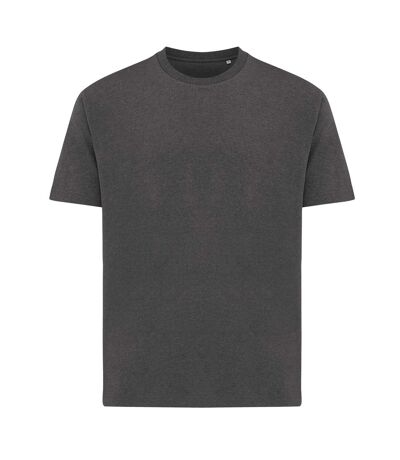 Unisex adult teide recycled cotton t-shirt heather anthracite Iqoniq