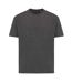 Unisex adult teide recycled cotton t-shirt heather anthracite Iqoniq-1
