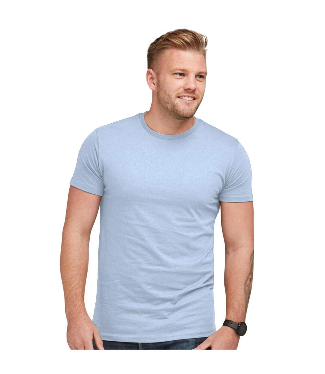 T-shirt Homme Bleu Ciel SG-1