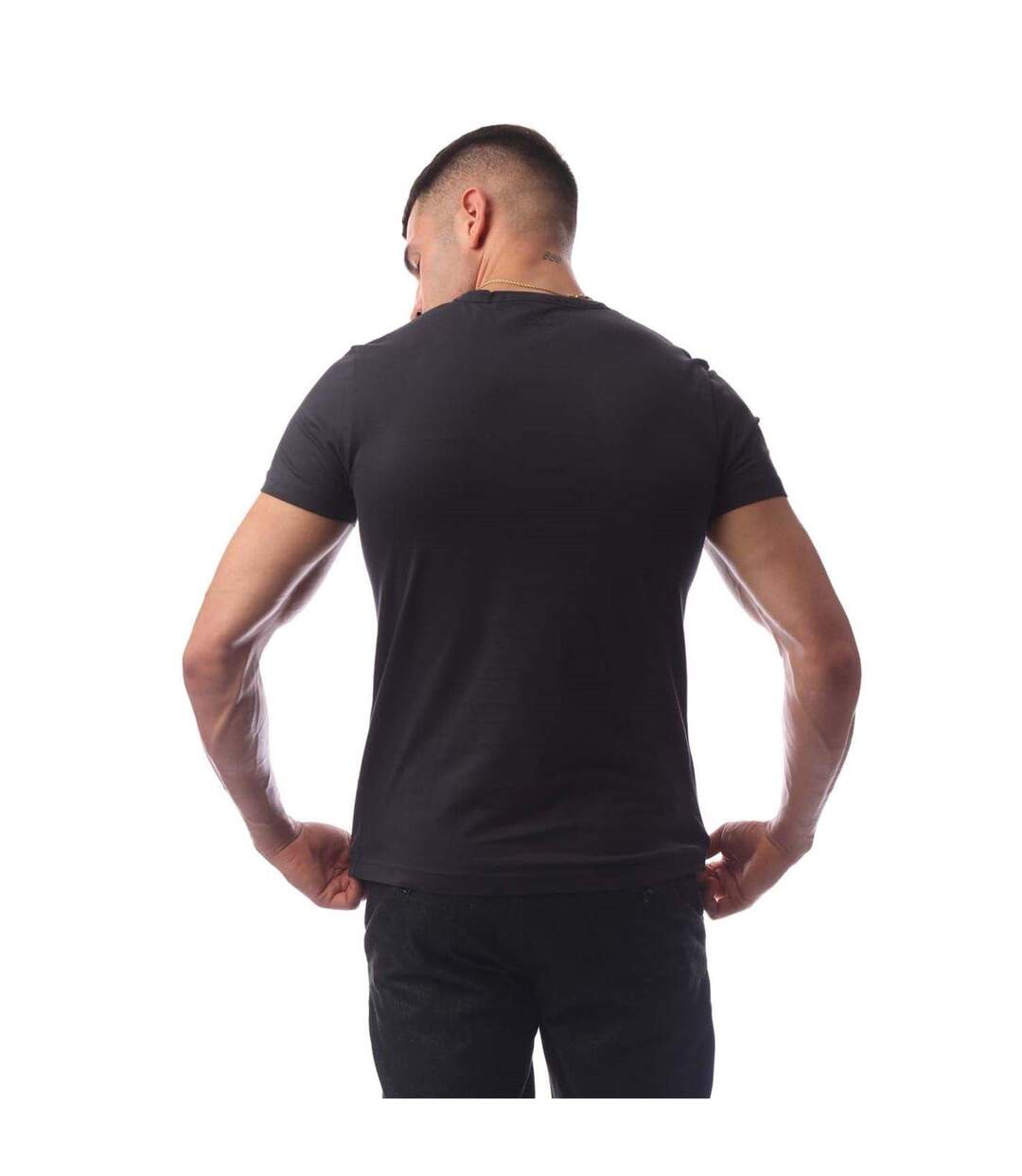 Mens Teebo T-shirt Dark Blue Boss-2