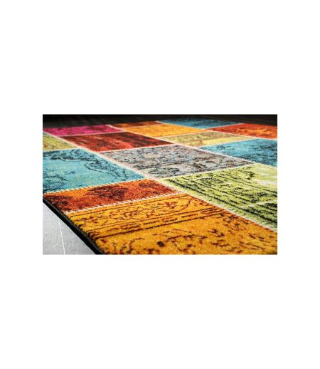 Tapis salon et chambre tissé motif ethnique ENO 19