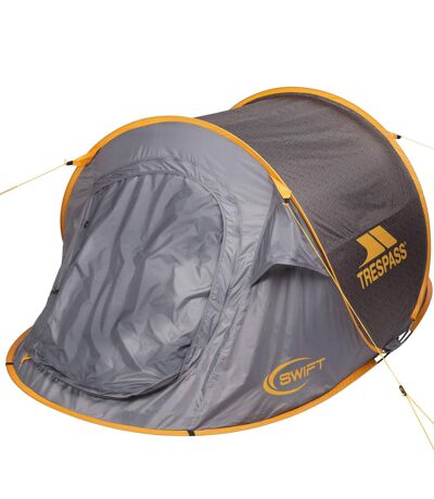 Trespass Swift 2 Patterned Pop-Up Tent (Storm Grey) (One Size) - UTTP4388