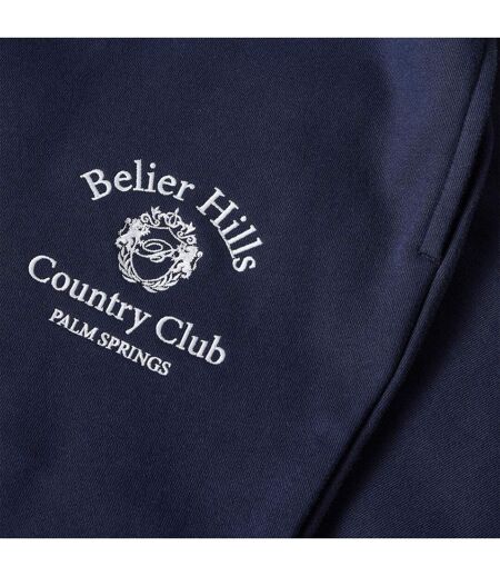 Pantalon De Jogging Motif/style Logo Country Club Homme Bleu Marine Belier