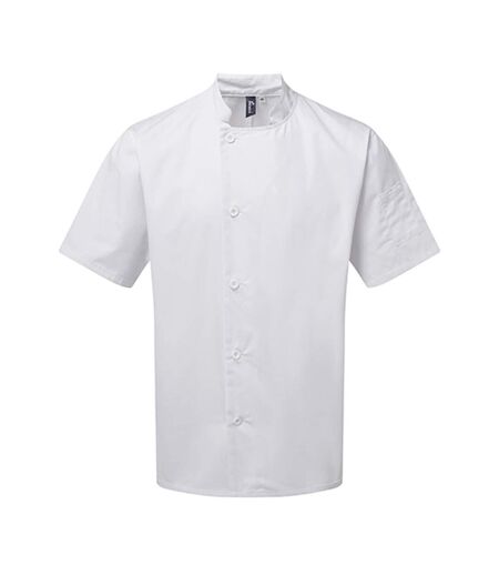 Unisex Adult Essential Short-sleeved Chef Jacket White Premier